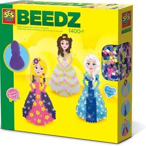 New in Box SES  Iron on Glitter Beads Beedz Princesses 1400 Pcs For Age 5+